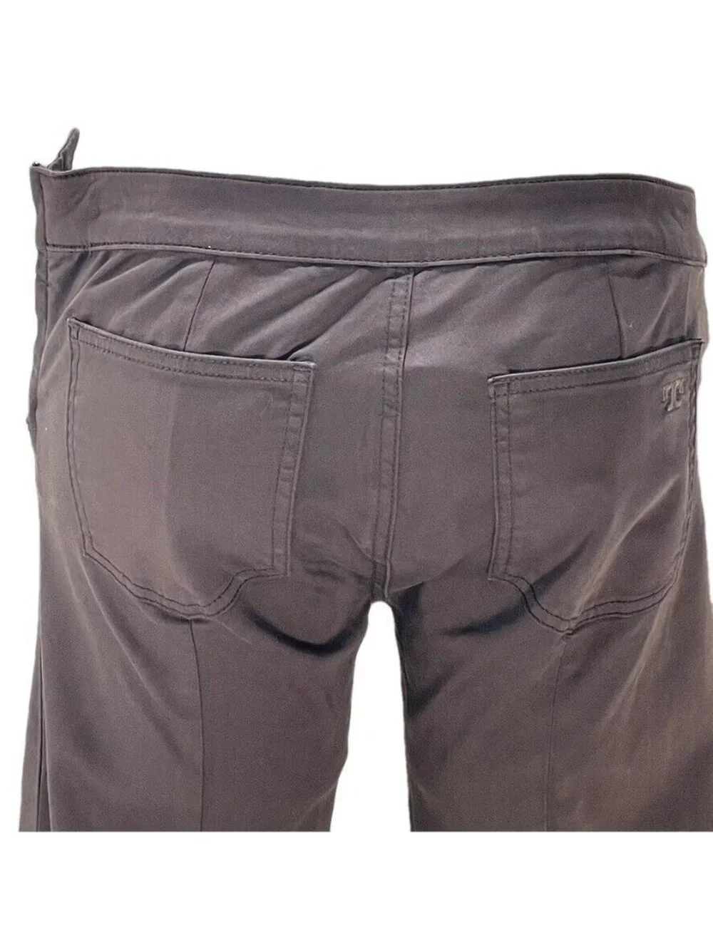 Tory Burch Womens Brown Stretch Leggings Size 12 Coconut Color With Tags